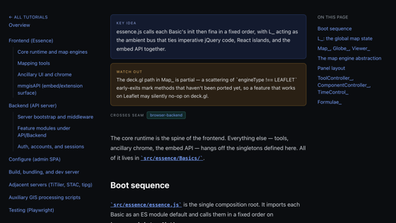 Codebase Tutorial screenshot